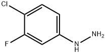 하이드라진,(4-클로로-3-플루오로페닐)- 구조식 이미지