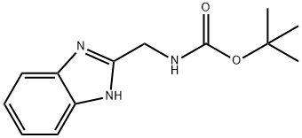 tert-Butyl ((1H-benzo[d]imidazol-2-yl)methyl)carbamate Structure