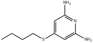 피리딘,2,6-디아미노-4-(부틸티오)-(8CI) 구조식 이미지