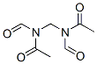 N,N'-methylenebis[N-formylacetamide] Structure