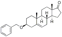(3beta)-3-(Phenylmethoxy)androst-5-en-17-one Structure