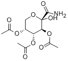 C-(2,3,4-TRI-O-ACETYL-1-HYDROXY-BETA-D-ARABINOPYRANOSYL)포름아미드 구조식 이미지