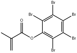 PENTABROMOPHENYL METHACRYLATE Structure