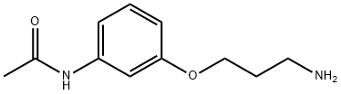 N1-[3-(3-AMINOPROPOXY)PHENYL]ACETAMIDE Structure