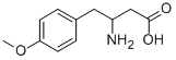 3-아미노-4-(4-메톡시-페닐)-부티르산 구조식 이미지