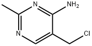 4-Pyrimidinamine, 5-(chloromethyl)-2-methyl- (9CI) Structure