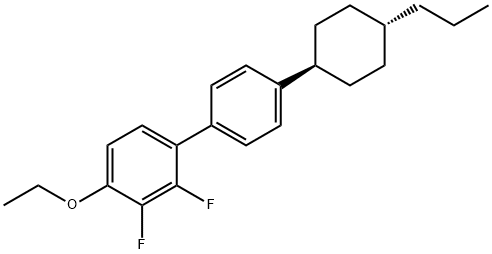 4'-(Trans-4-propylcyclohexyl)-2,3-difluoro-4-ethoxy-1,1'-biphenyl 구조식 이미지