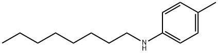 N-(4-Methylphenyl)-N-octylamine 구조식 이미지