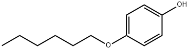 4-Hexyloxyphenol 구조식 이미지