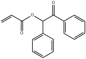 2-oxo-1,2-diphenylethyl acrylate  Structure