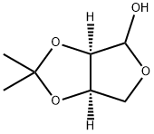 Furo[3,4-d]-1,3-dioxol-4-ol, tetrahydro-2,2-dimethyl-, (3aR,6aR)- Structure