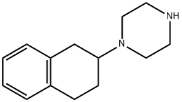 1-(1,2,3,4-TETRAHYDRO-NAPHTHALEN-2-YL)-PIPERAZINE Structure