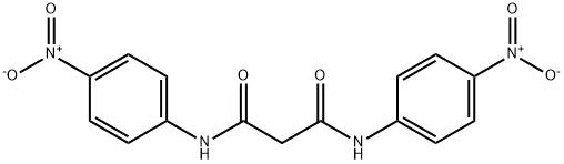 N,N"-BIS-(4-니트로-페닐)-말로나미드 구조식 이미지
