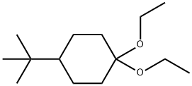 4-TERT-BUTYLCYCLOHEXANONE DIETHYL ACETAL Structure