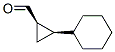 Cyclopropanecarboxaldehyde, 2-cyclohexyl-, cis- (9CI) Structure