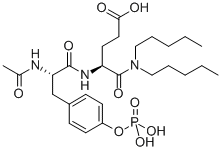 N-ACETYL-O-PHOSPHONO-TYR-GLU DIPENTYLAMIDE Structure