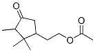 2-(2,2,3-trimethyl-4-oxocyclopentyl)ethyl acetate Structure