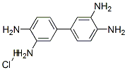 [1,1'-바이페닐]-3,3',4,4'-테트라민염산염 구조식 이미지