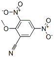2-methoxy-3,5-dinitrobenzonitrile Structure