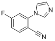 4-FLUORO-2-IMIDAZOL-1-YL-BENZONITRILE Structure