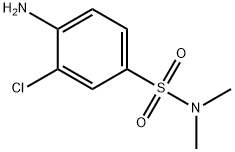 4-amino-3-chloro-N,N-dimethyl-benzenesulfonamide Structure