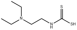 N-[2-(디에틸아미노)에틸]카르바모디티오산 구조식 이미지