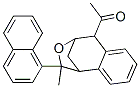 1-[1,2,4,5-Tetrahydro-2-methyl-2-(1-naphtyl)-1,4-methano-3-benzoxepin-5-yl]ethanone 구조식 이미지