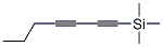 1-(Trimethylsilyl)-1,3-heptadiyne Structure