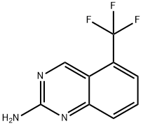 2-Amino-5-(trifluoromethyl)quinazoline Structure