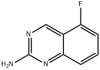 2-아미노-5-플루오로퀴나졸린 구조식 이미지
