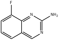 2-Quinazolinamine,8-fluoro-(9CI) Structure