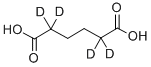 HEXANEDIOIC-2,2,5,5-D4산성 구조식 이미지