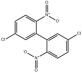 5,5'-Dichloro-2,2'-dinitrobiphenyl Structure