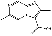 Imidazo[1,2-a]pyrazine-3-carboxylic acid, 2,6-dimethyl- (9CI) Structure