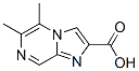 Imidazo[1,2-a]pyrazine-2-carboxylic acid, 5,6-dimethyl- (9CI) Structure