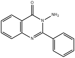 3-아미노-2-페닐-4(3H)-퀴나졸리논 구조식 이미지