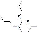 Dibutyldithiocarbamic acid propyl ester Structure