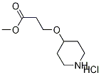 Methyl 3-(4-piperidinyloxy)propanoatehydrochloride 구조식 이미지