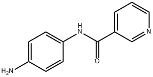 N-(4-아미노-페닐)-니코틴아미드 구조식 이미지