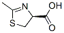 4-Thiazolecarboxylicacid,4,5-dihydro-2-methyl-,(S)-(9CI) Structure