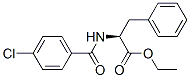ethyl (2S)-2-[(4-chlorobenzoyl)amino]-3-phenyl-propanoate Structure
