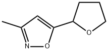 Isoxazole, 3-methyl-5-(tetrahydro-2-furanyl)- (9CI) Structure
