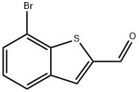 7-bromobenzo[b]thiophene-2-carbaldehyde 구조식 이미지