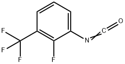 2-플루오로-3-(트리플루오로로메틸)페닐이소시아네이트 구조식 이미지
