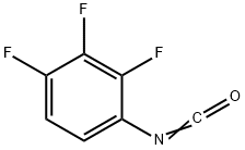 2,3,4-TRIFLUOROPHENYL ISOCYANATE Structure