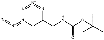 (2,3-Diazidopropyl)-carbaMic Acid 1,1-DiMethylethyl Ester 구조식 이미지