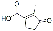 2-메틸-3-옥소-시클로펜텐-1-카르복실산 구조식 이미지