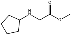 Glycine, N-cyclopentyl-, Methyl ester Structure