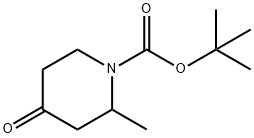 1-BOC-2-메틸-피페리딘-4-온 구조식 이미지