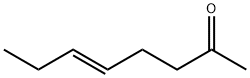 (E)-oct-5-en-2-one 구조식 이미지